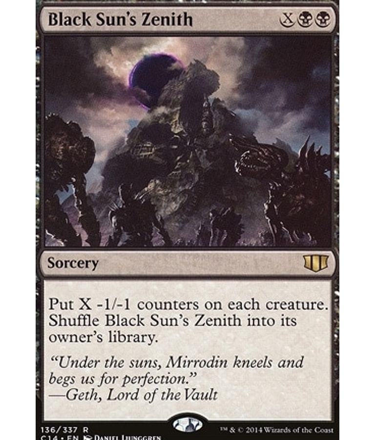 Black Sun's Zenith - Commander 2014 (inglés)