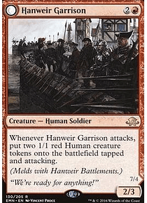Hanweir Garrison // Hanweir, the Writhing Township - Eldritch Moon (inglés)