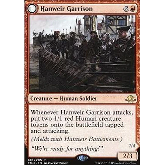 Hanweir Garrison // Hanweir, the Writhing Township - Eldritch Moon (inglés)