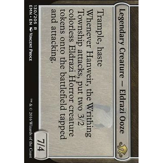Hanweir Garrison // Hanweir, the Writhing Township - Eldritch Moon (inglés)