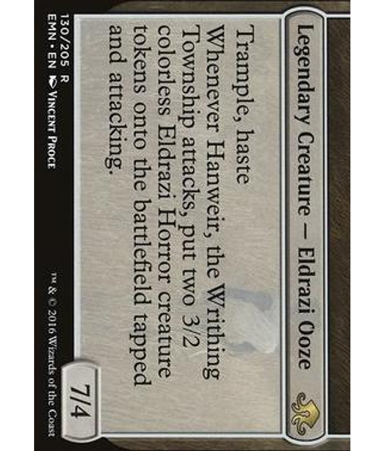 Hanweir Garrison // Hanweir, the Writhing Township - Eldritch Moon (inglés)