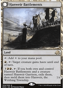 Hanweir Battlements // Hanweir, the Writhing Township - Eldritch Moon (inglés)