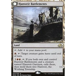 Hanweir Battlements // Hanweir, the Writhing Township - Eldritch Moon (inglés)