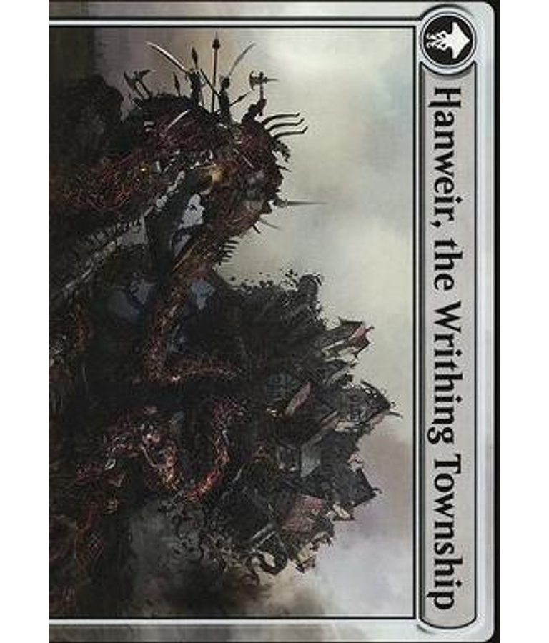 Hanweir Battlements // Hanweir, the Writhing Township - Eldritch Moon (inglés)