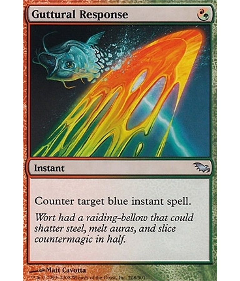 Guttural Response - Shadowmoor (español)