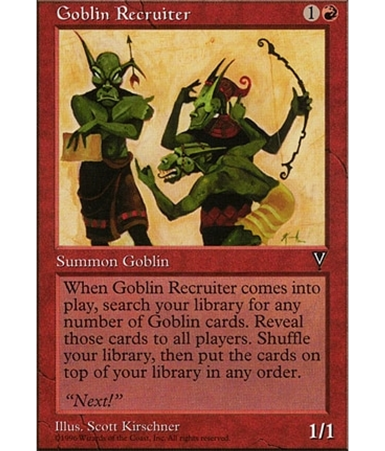 Goblin Recruiter - Visions (inglés)