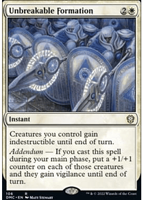 Unbreakable Formation - Dominaria United Commander Decks (español)