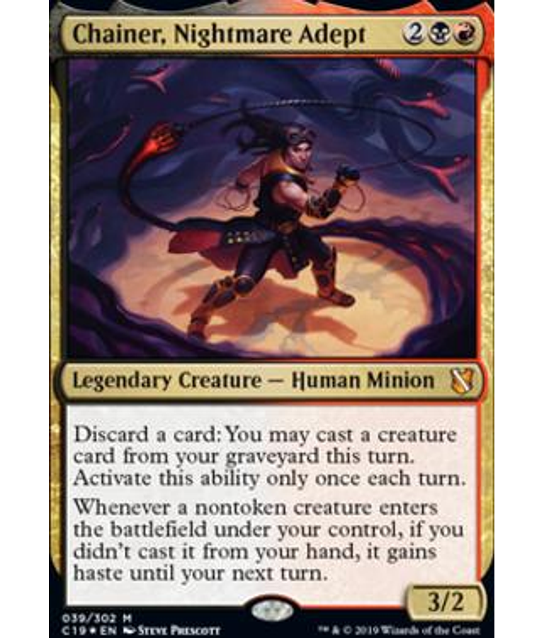 Chainer, Nightmare Adept (Foil) - Commander 2019 (inglés)