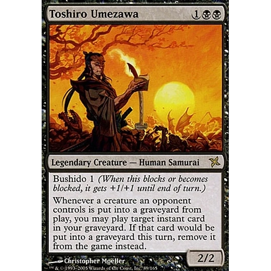 Toshiro Umezawa - Betrayers of Kamigawa (español)