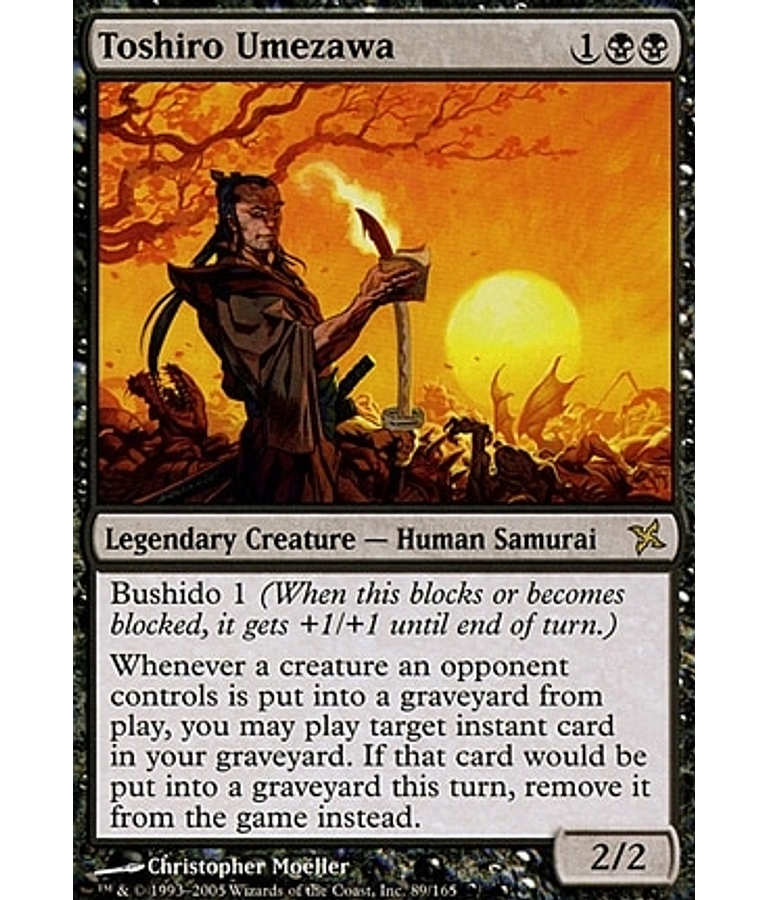 Toshiro Umezawa - Betrayers of Kamigawa (español)