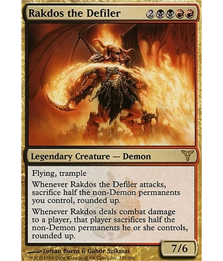 Rakdos the Defiler - Dissension (español)