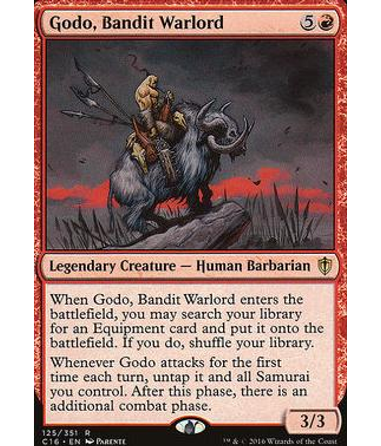 Godo, Bandit Warlord - Commander 2016 (español)