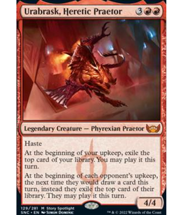 Urabrask, Heretic Praetor - Streets of New Capenna (inglés)