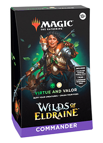 MTG Commander Deck: Wilds of Eldraine - Virtue and Valor (inglés)
