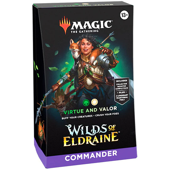 MTG Commander Deck: Wilds of Eldraine - Virtue and Valor (inglés)