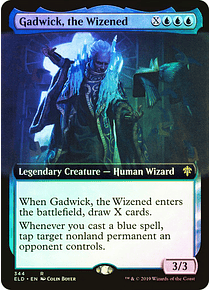 Gadwick, the Wizened (Extended Art) - Throne of Eldraine Variants Foil (inglés)