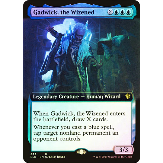 Gadwick, the Wizened (Extended Art) - Throne of Eldraine Variants Foil (inglés)