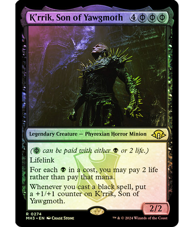 K'rrik, Son of Yawgmoth - Modern Horizons 3 Foil (inglés)