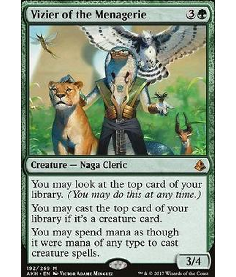 Vizier of the Menagerie - Amonkhet (inglés)