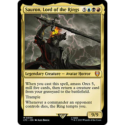 Sauron, Lord of the Rings - The Lord of the Rings: Tales of Middle-earth Commander Decks (español)
