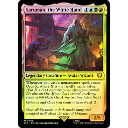 Saruman, the White Hand - The Lord of the Rings: Tales of Middle-earth Commander Decks (español)