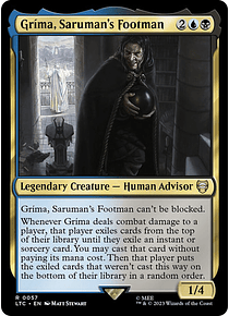 Grima, Saruman's Footman - The Lord of the Rings: Tales of Middle-earth Commander Decks (español)