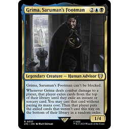 Grima, Saruman's Footman - The Lord of the Rings: Tales of Middle-earth Commander Decks (español)