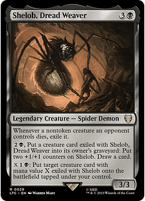 Shelob, Dread Weaver - The Lord of the Rings: Tales of Middle-earth Commander Decks (español)