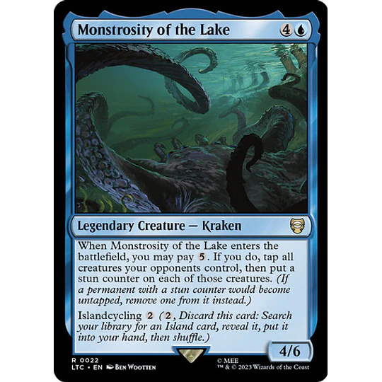 Monstrosity of the Lake - The Lord of the Rings: Tales of Middle-earth Commander Decks (español)