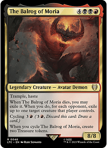 The Balrog of Moria - The Lord of the Rings: Tales of Middle-earth Commander Decks (español)