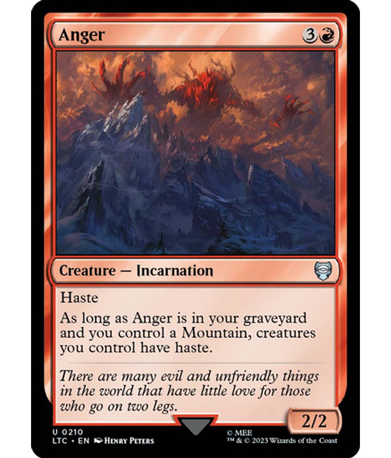 Anger - The Lord of the Rings: Tales of Middle-earth Commander Decks (español)