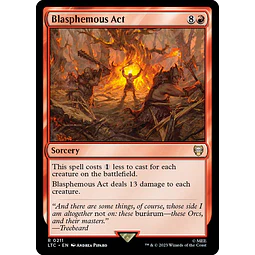 Blasphemous Act - The Lord of the Rings: Tales of Middle-earth Commander Decks (español)