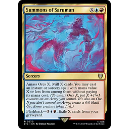 Summons of Saruman - The Lord of the Rings: Tales of Middle-earth Commander Decks (español)
