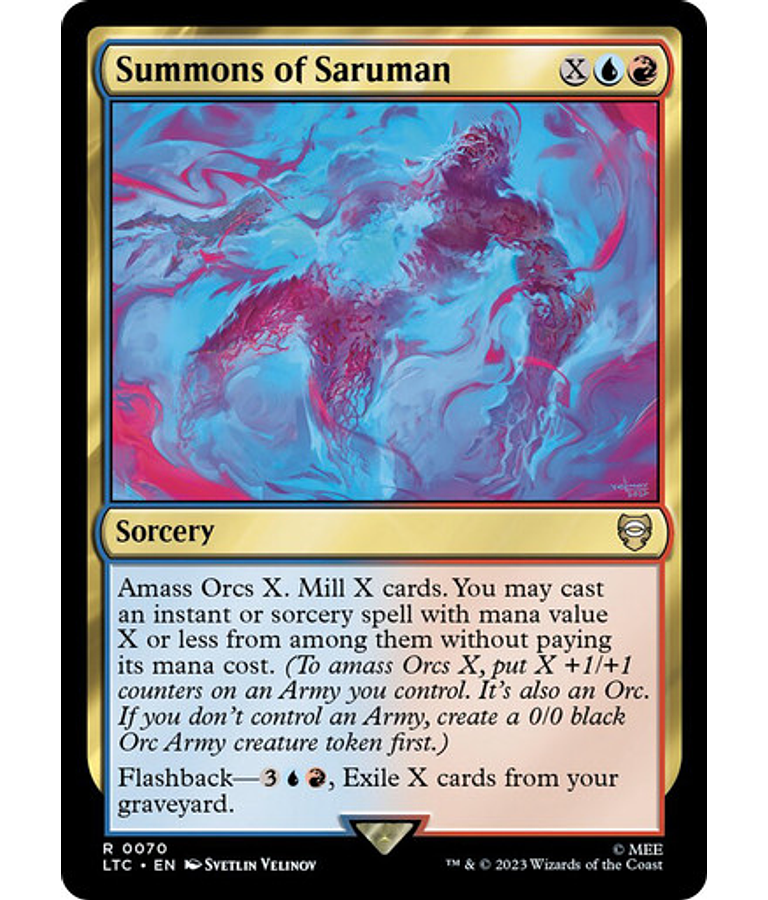 Summons of Saruman - The Lord of the Rings: Tales of Middle-earth Commander Decks (español)