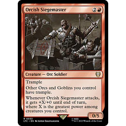 Orcish Siegemaster - The Lord of the Rings: Tales of Middle-earth Commander Decks (español)