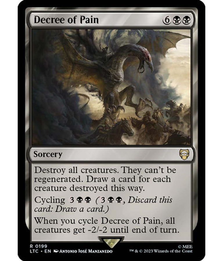 Decree of Pain - The Lord of the Rings: Tales of Middle-earth Commander Decks (español)