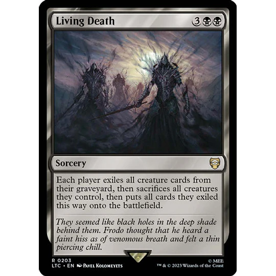 Living Death - The Lord of the Rings: Tales of Middle-earth Commander Decks (español)