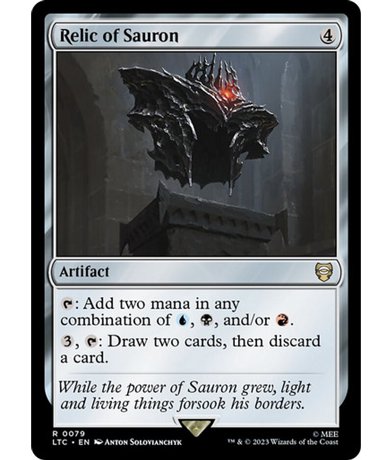 Relic of Sauron - The Lord of the Rings: Tales of Middle-earth Commander Decks (español)