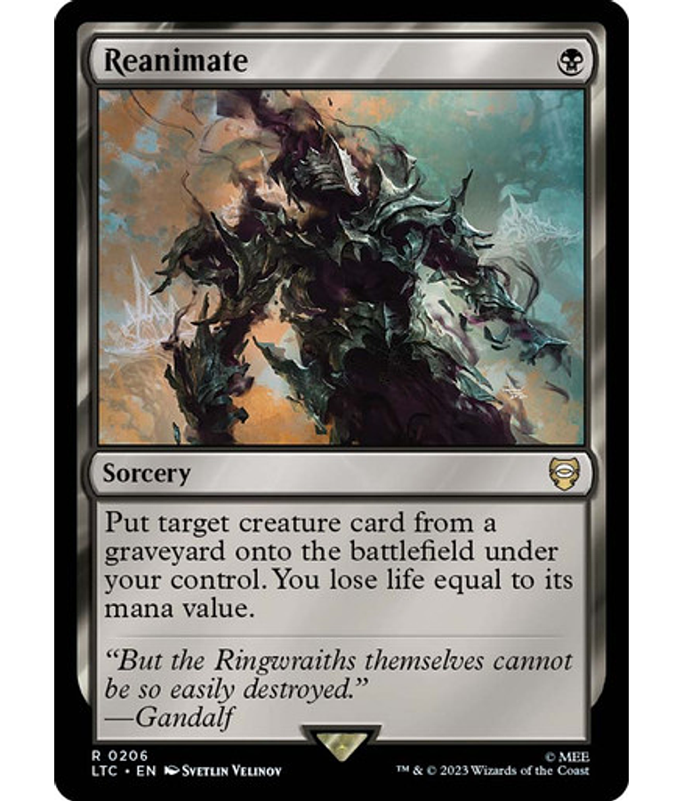 Reanimate - The Lord of the Rings: Tales of Middle-earth Commander Decks (español)