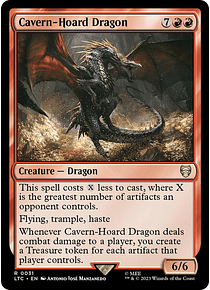 Cavern-Hoard Dragon - The Lord of the Rings: Tales of Middle-earth Commander Decks (español)