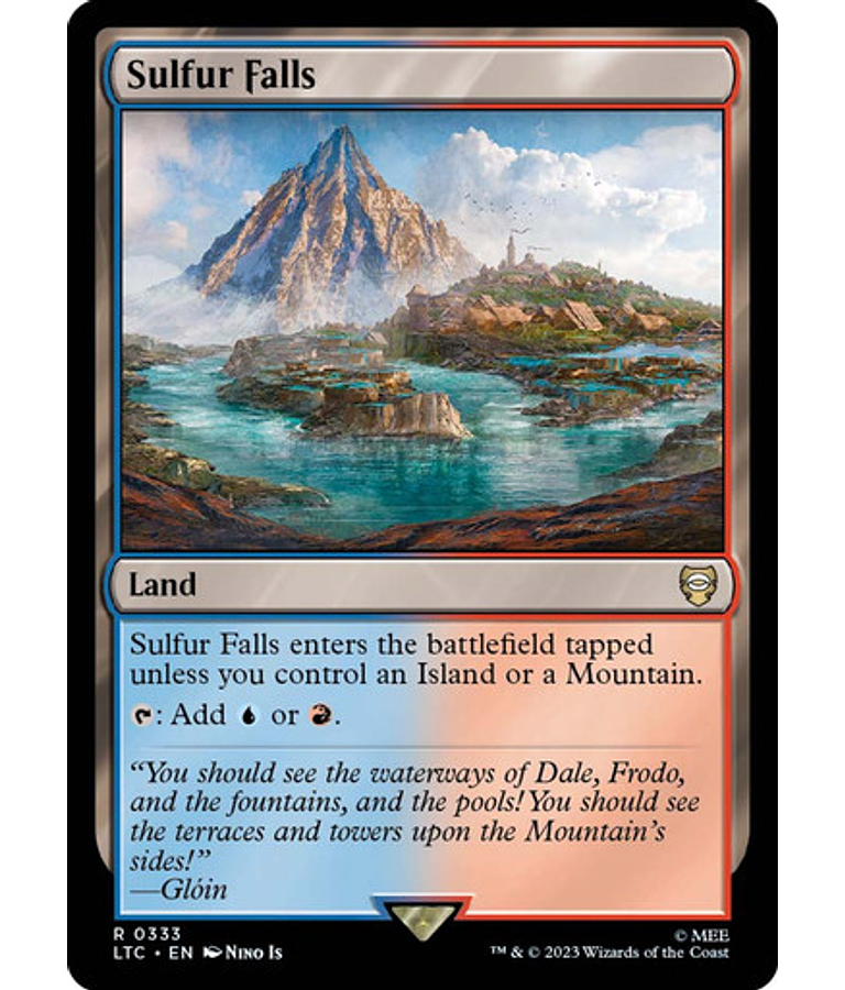 Sulfur Falls - The Lord of the Rings: Tales of Middle-earth Commander Decks (español)