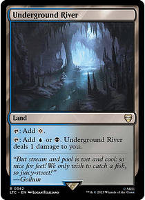 Underground River - The Lord of the Rings: Tales of Middle-earth Commander Decks (español)