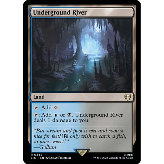 Underground River - The Lord of the Rings: Tales of Middle-earth Commander Decks (español)