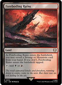 Foreboding Ruins - The Lord of the Rings: Tales of Middle-earth Commander Decks (español)
