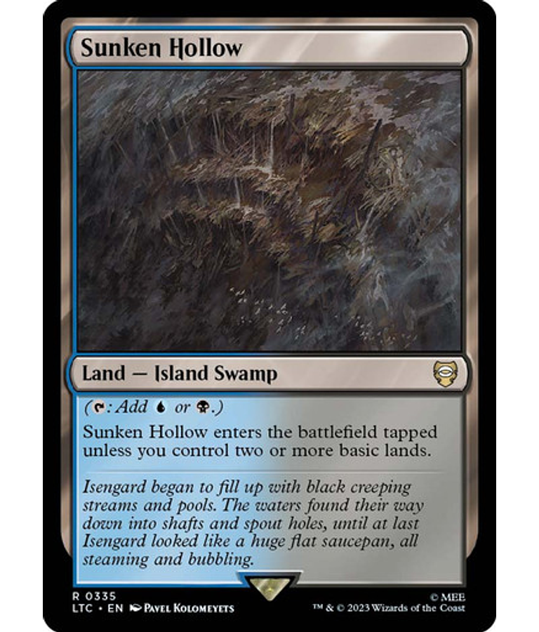 Sunken Hollow - The Lord of the Rings: Tales of Middle-earth Commander Decks (español)