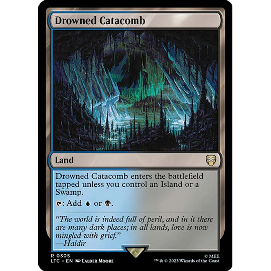 Drowned Catacomb - The Lord of the Rings: Tales of Middle-earth Commander Decks (español)