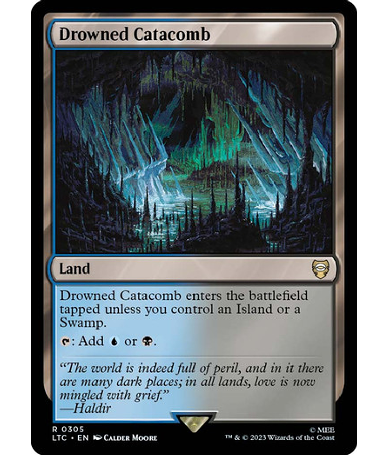 Drowned Catacomb - The Lord of the Rings: Tales of Middle-earth Commander Decks (español)