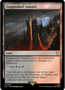 Dragonskull Summit - The Lord of the Rings: Tales of Middle-earth Commander Decks (español)