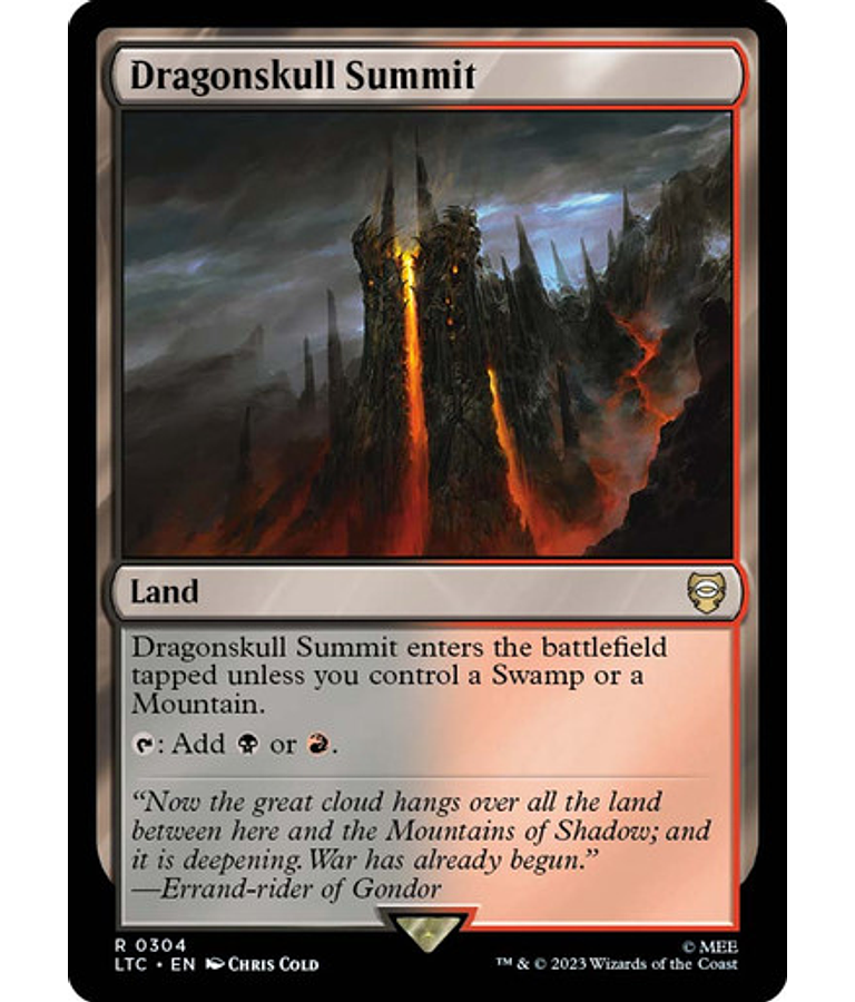 Dragonskull Summit - The Lord of the Rings: Tales of Middle-earth Commander Decks (español)