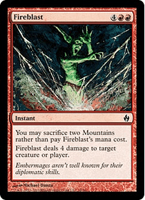 Fireblast (Foil) - Premium Deck Series: Fire & Lightning (inglés)